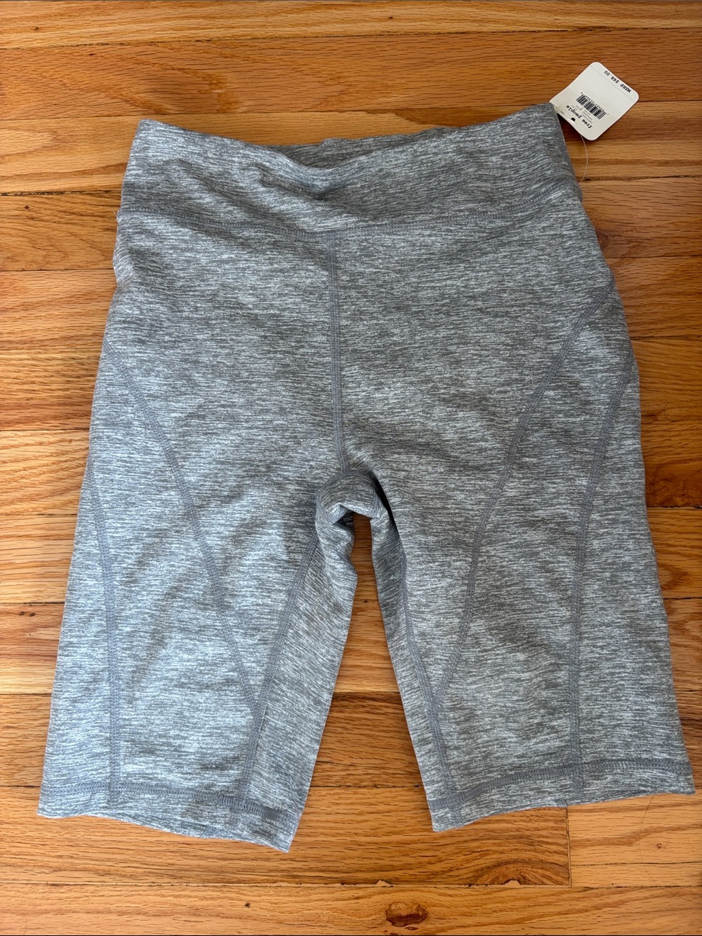 Free People FP Movement Gray Biker Shorts NWT